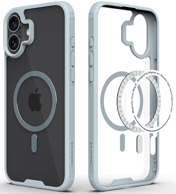 iPhone 16 Back Cover Case | Mag X - Gray