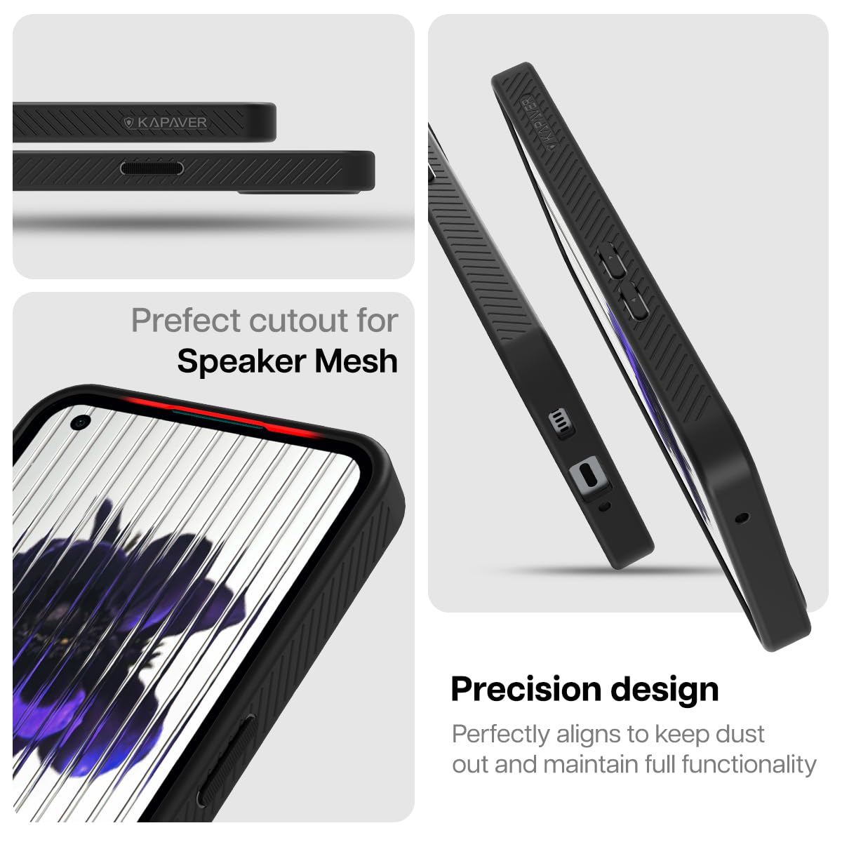 Best Nothing Phone 1 Back Cover Case (Magsafe Support) | Mag X - Black