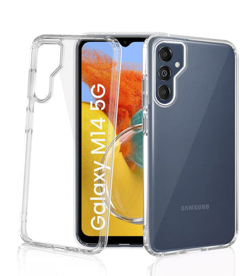 Samsung Galaxy M14 5G Back Cover Case | Frosted - Crystal  Clear