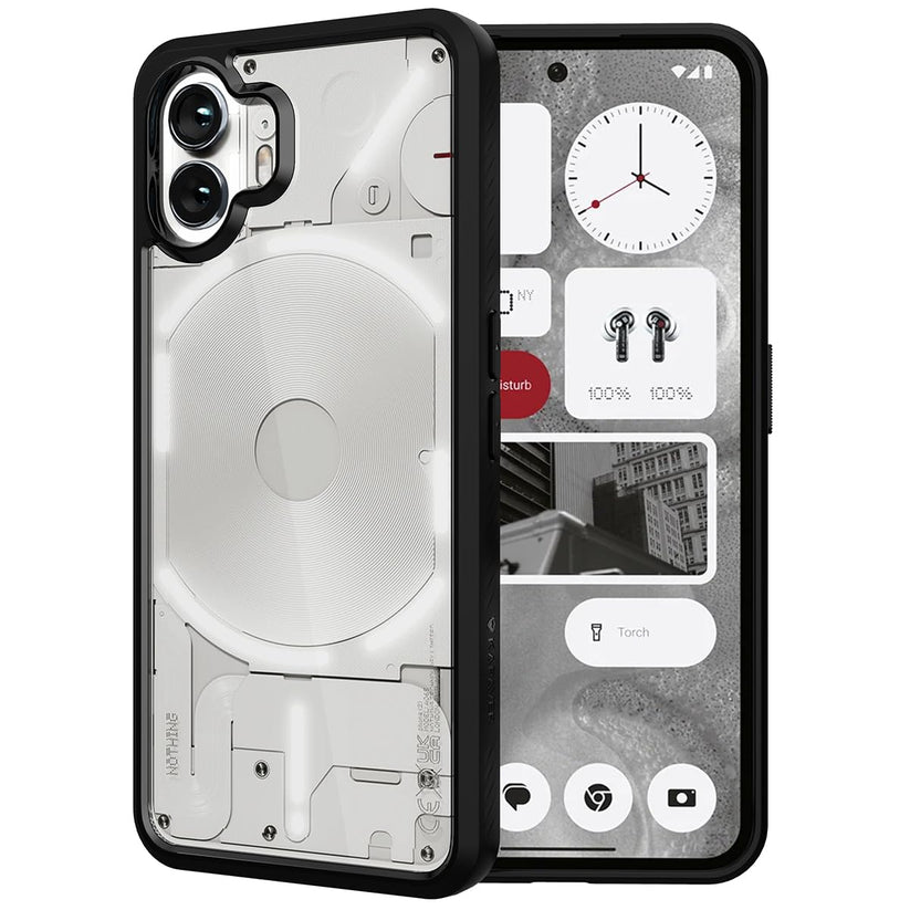 Kapaver Impulse Black Case for Nothing Phone 2