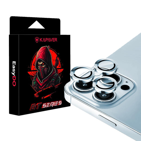 iPhone 15 Pro / iPhone 15 Pro Max Camera Lens Protector | GT Series [Easy Do] - (Blue)