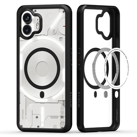 Nothing Phone 2 Back Cover Case | Mag X - Black
