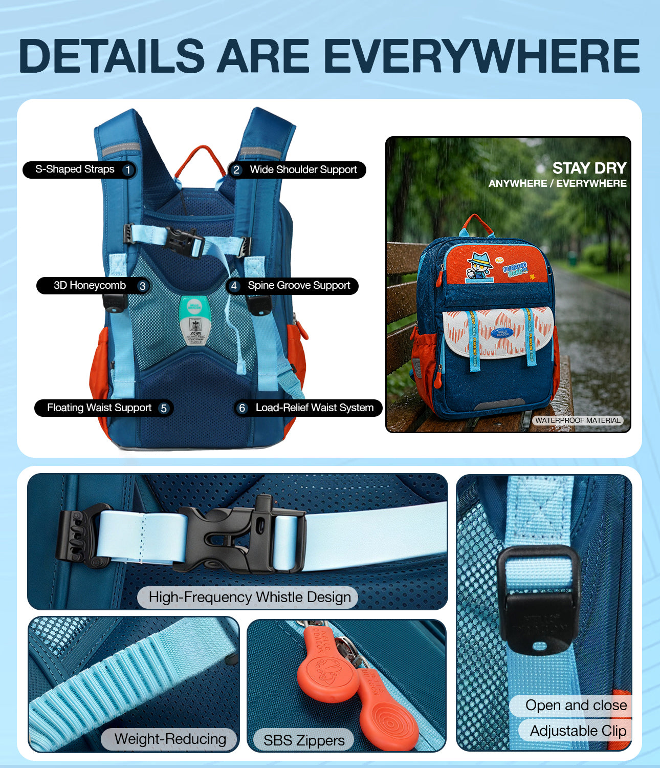 kids school backpack