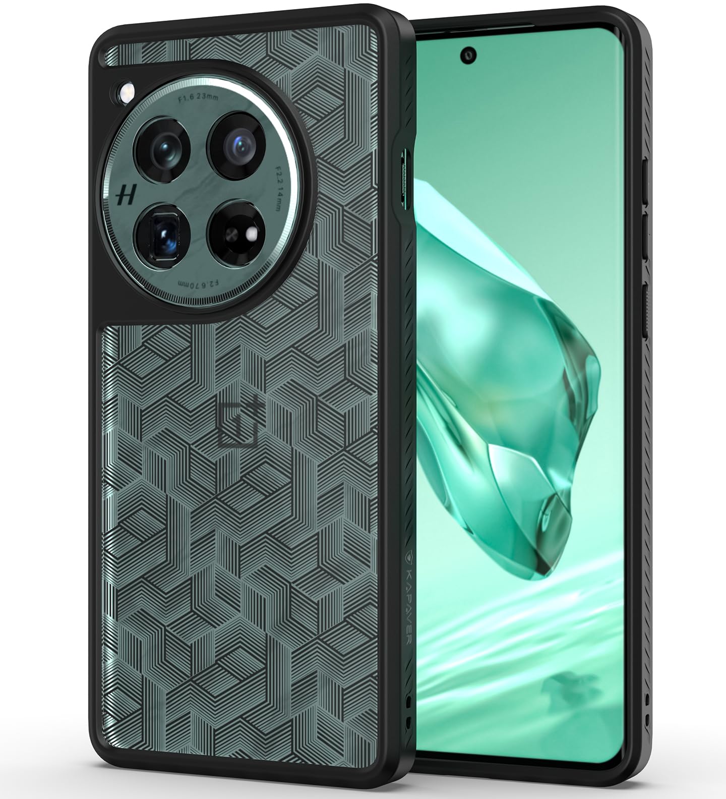 OnePlus 12 5G Back Cover Case | Impulse - Black (Stripe Cube)