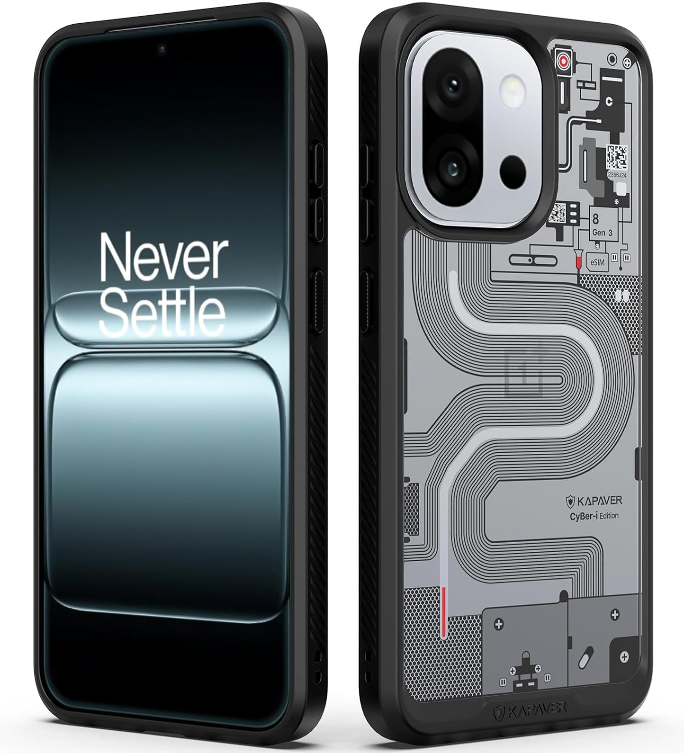 OnePlus 13S Back Cover Case | CyBer-i Edition - Black (01)
