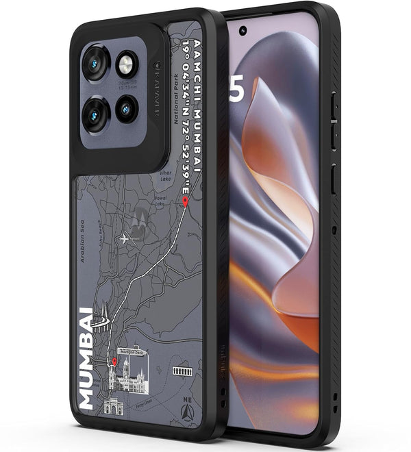 Moto Edge 50 Neo Back Cover Case | GPS Edition (Mumbai) Impulse - Black