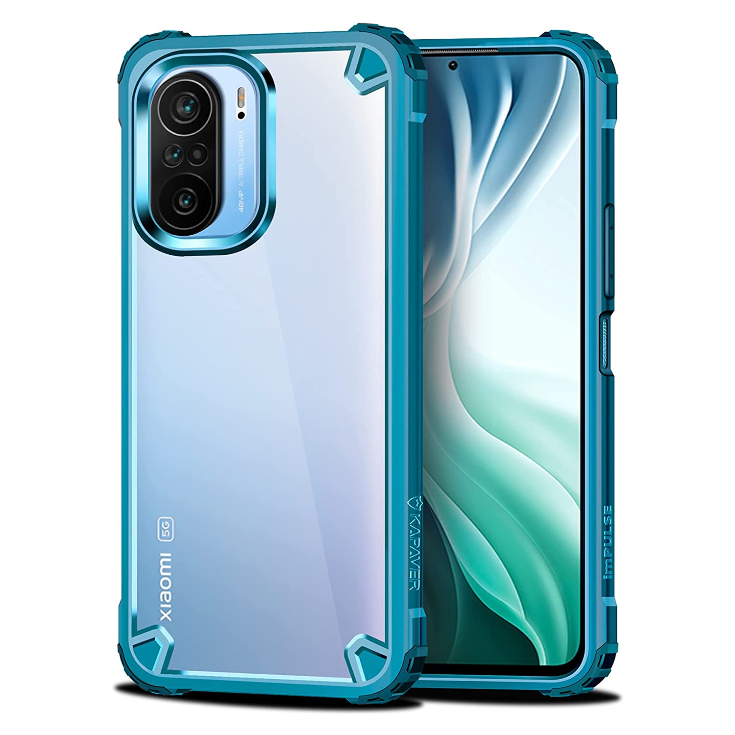 Redmi K40 / Redmi K40 Pro/Redmi K40 Pro Plus/Mi 11X / Mi 11X Pro/ Poco F3 Back Cover Case | Impulse - Sea Blue