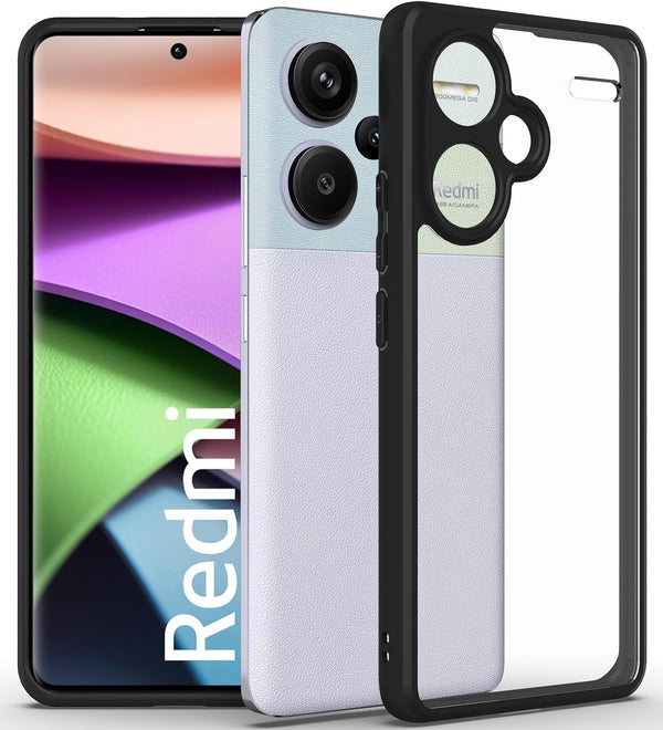 Redmi Note 13 Pro Plus 5G Back Cover Case | Hybrid - Black