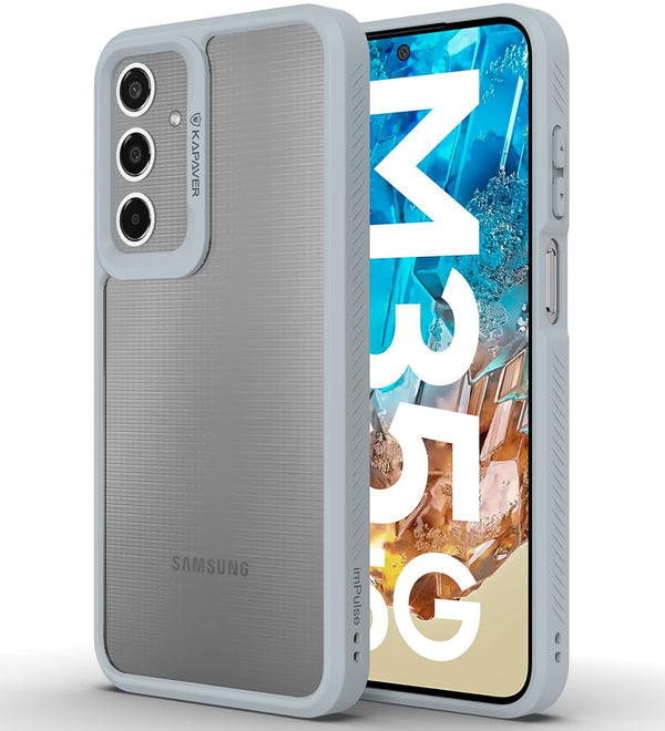 Samsung Galaxy M35 Back Cover Case | Impulse - Gray