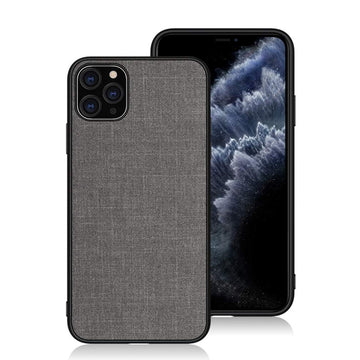 Foso Back Cover Case for Apple iPhone 11 Pro Max (Fabric Gray)