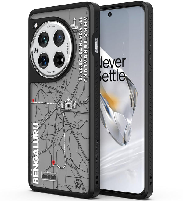 OnePlus 12 Back Cover Case | GPS Edition (Bangalore) Impulse - Black