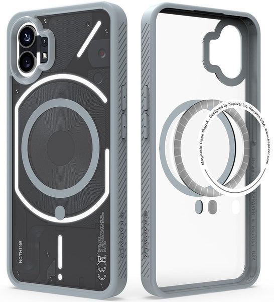 Nothing Phone 1 Back Cover Case | Mag X - Gray