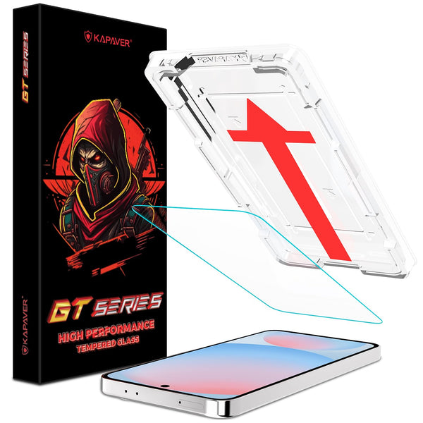 Samsung Galaxy S24 FE Tempered Glass Screen Protector Guard | Glass HD - 1 Pack (with 1 EasyDo Applicator)