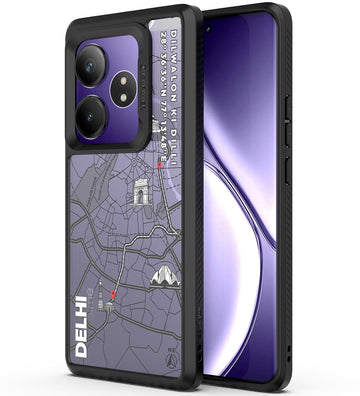 Realme GT 6 / GT 6T Back Cover Case | GPS Edition (Delhi) Impulse - Black