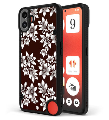 CMF Phone 1 By Nothing Back Cover Case | Impulse - Black (Floral White)