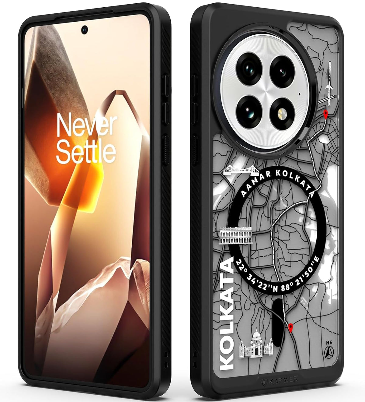 Oneplus 13 Back OnePlus 13 Back Cover Case | GPS Edition (Kolkata) Mag X - Black