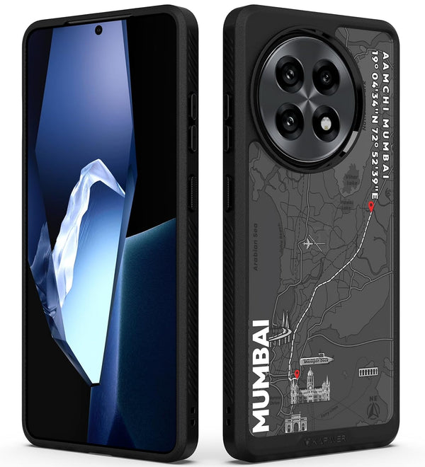 OnePlus 13R Back Cover Case | GPS Edition (Mumbai) Impulse - Black