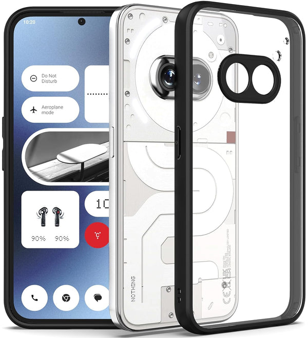 Nothing Phone 2a / 2a Plus (FOSO) Back Cover Case | Royal Shock Proof - Black