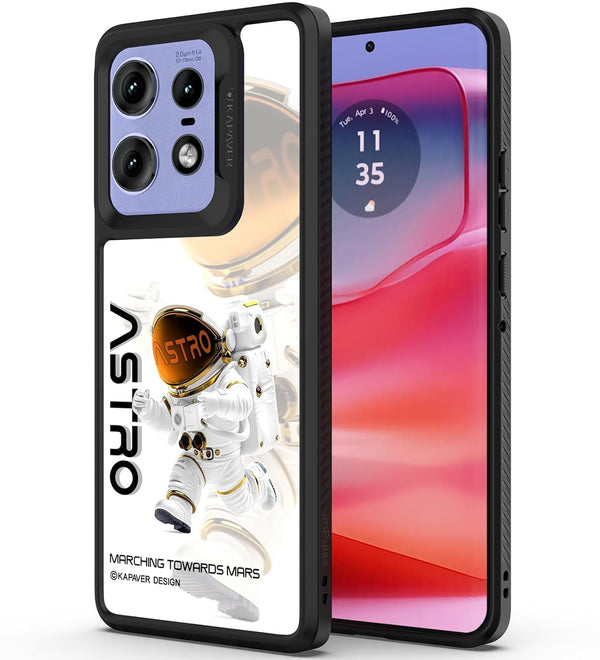 Moto Edge 50 Pro Back Cover Case | Astro Big Eyes - Black