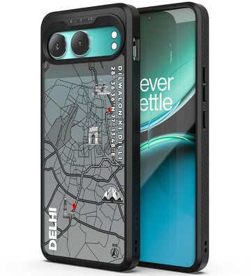 OnePlus Nord 4 Back Cover Case | GPS Edition (Delhi) Impulse - Black