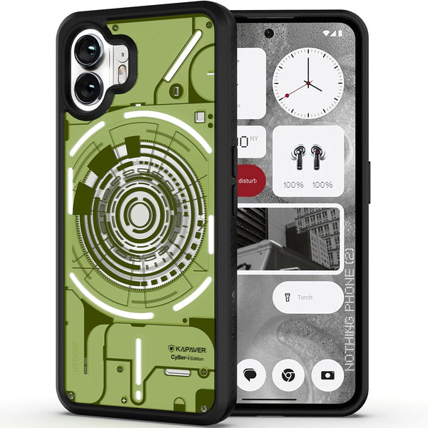 Nothing Phone 2 Back Cover Case Cyber-i Edition - Black [CyBer-02]