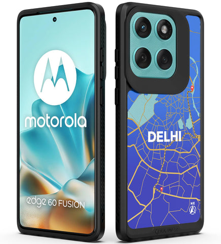 Motorola Edge 60 Fusion Back Cover Case | GPS Edition (Delhi) Impulse - Black