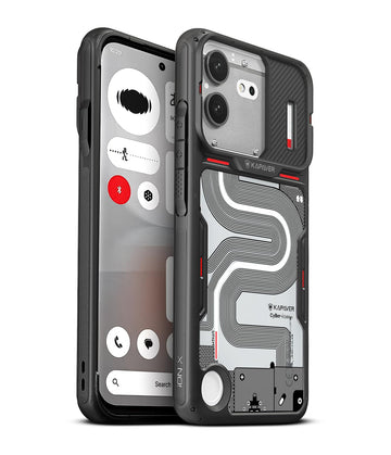 Nothing Phone 4b Back Cover Case | CyBer-i Edition iON-X - Smoke Black