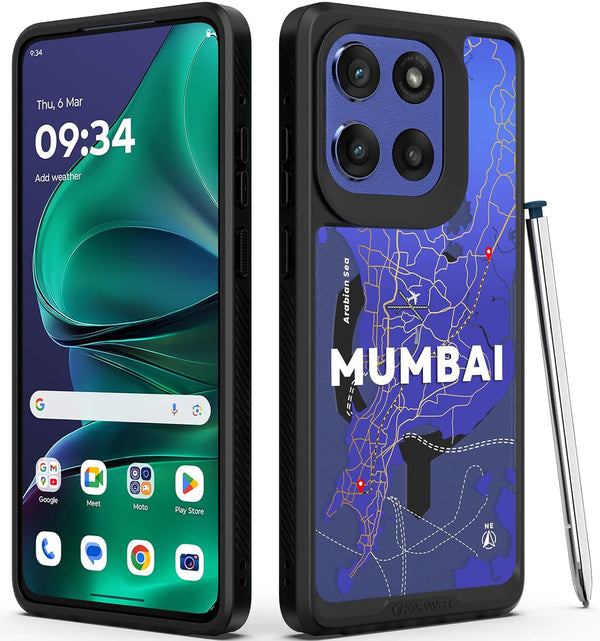 Motorola Edge 60 Stylus Back Cover Case | GPS Edition (Mumbai) Mag X - Black