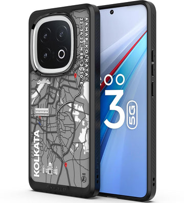 IQOO 13 Back Cover Case | GPS Edition (Kolkata) Impulse - Black