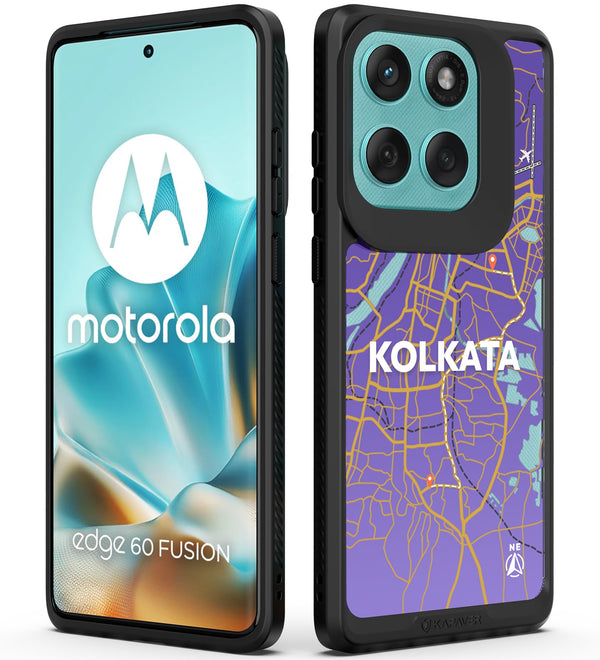 Motorola Edge 60 Fusion Back Cover Case | GPS Edition (Kolkata) Impulse - Black
