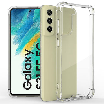 Samsung Galaxy S21 FE 5G (FOSO) Anti Shock Proof Back Cover Case - Bumper Clear