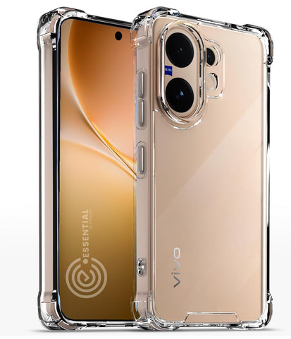 Vivo V60 / Vivo 60e / Vivo T4 Pro 5G Back Cover Case | Essential - Bumper Clear