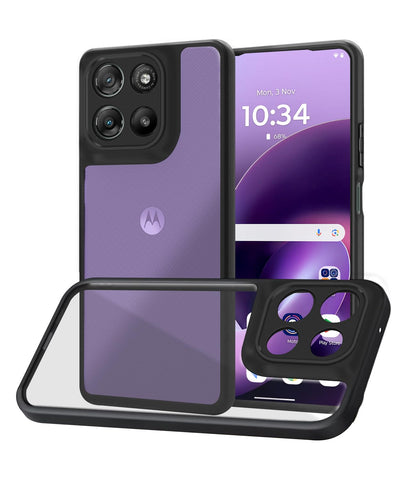 Moto G57 Power Back Cover Case | Essential - Black