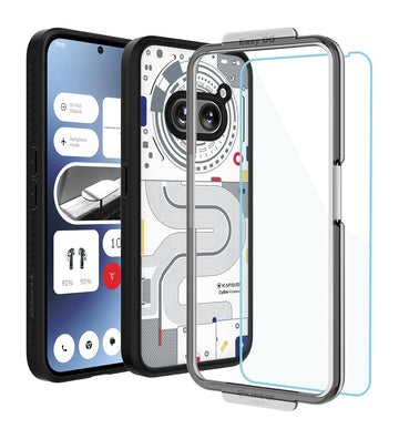 Nothing Phone 2a Plus / Nothing Phone 2a 5G Back Cover Case With Glass | CyBer-i Community Edition - Black