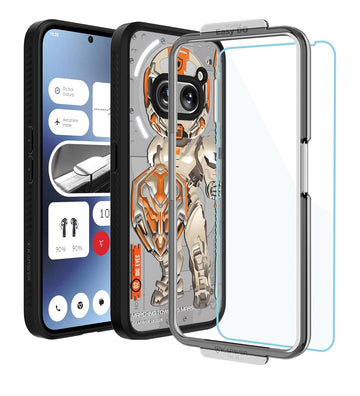 Nothing Phone 2a Plus / Nothing Phone 2a 5G Back Cover Case With Glass | Impulse - Astro Warrior Black