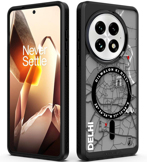OnePlus 13 Back Cover Case | GPS Edition (Delhi) Mag X - Black