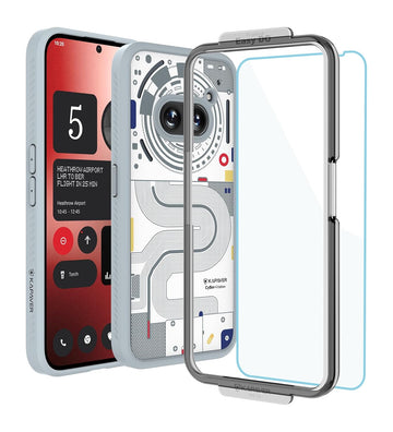 Nothing Phone 2a Plus / Nothing Phone 2a 5G Back Cover Case With Glass | CyBer-i Community Edition - Gray