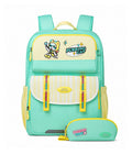 Lightgreen kids school backpack