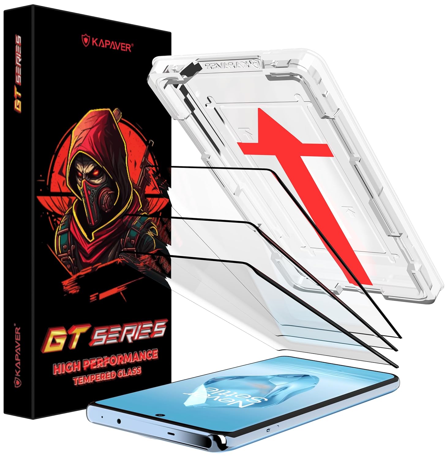 OnePlus 12R - [EasyDo] Tempered Glass Screen Protector Guard | Glass HD - (3 Pack)