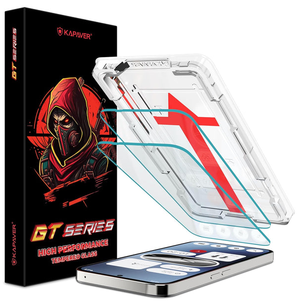 Nothing Phone 2A Plus / 2A Tempered Glass Screen Protector Guard | Glass HD - 2 Pack (with 2 EasyDo Applicator)