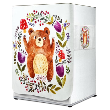 Washing Machine Cover (FABKUC) Front-Loading Machine |Happy Bear