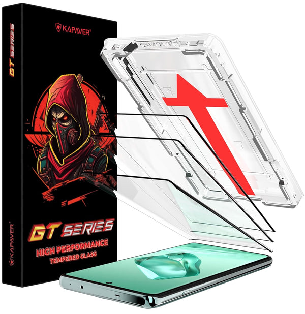 OnePlus 12 - [EasyDo] Tempered Glass Screen Protector Guard | Glass HD - (3 Pack)