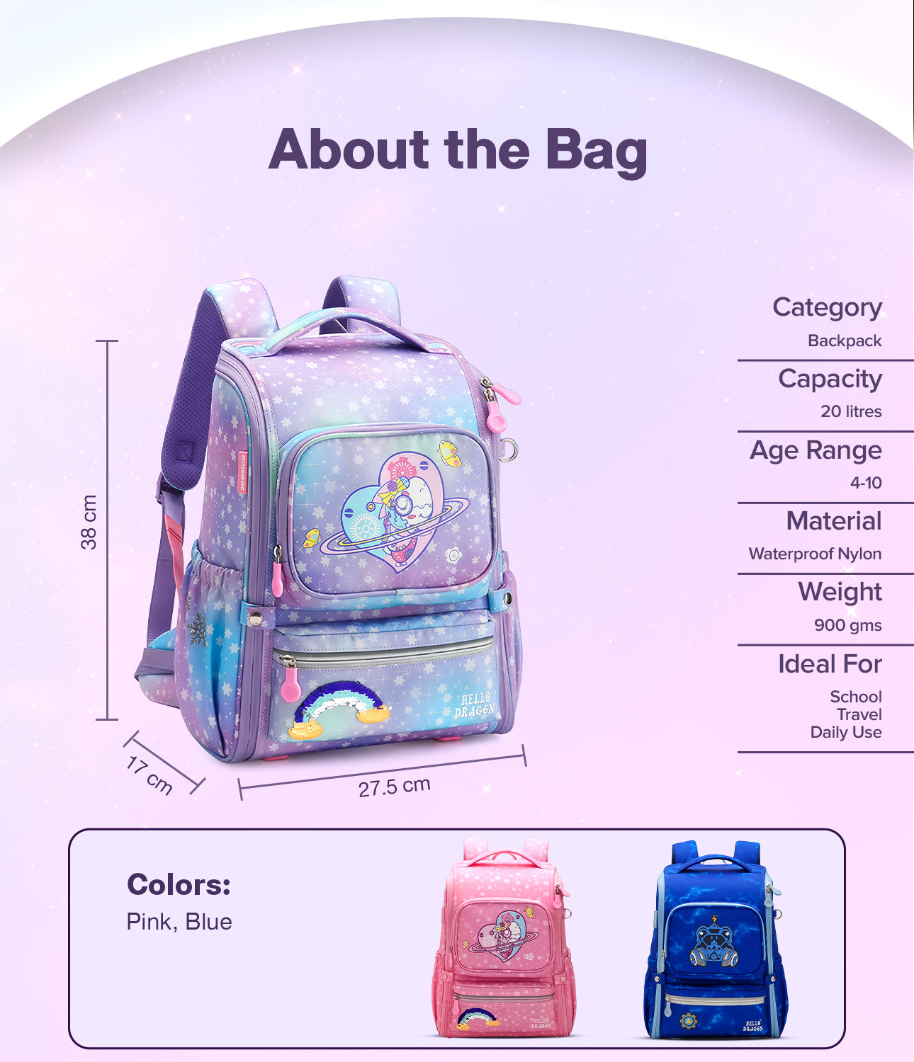 Kids School Backpack