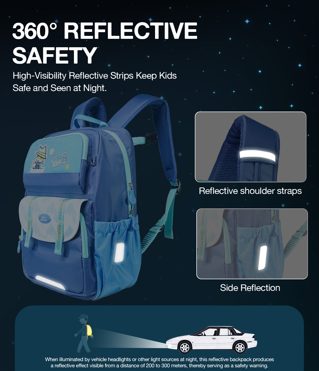 kids waterproof school bags