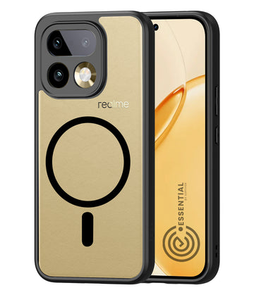 Realme 16 Pro Plus Back Cover Case |  Essential Magnetic – Black