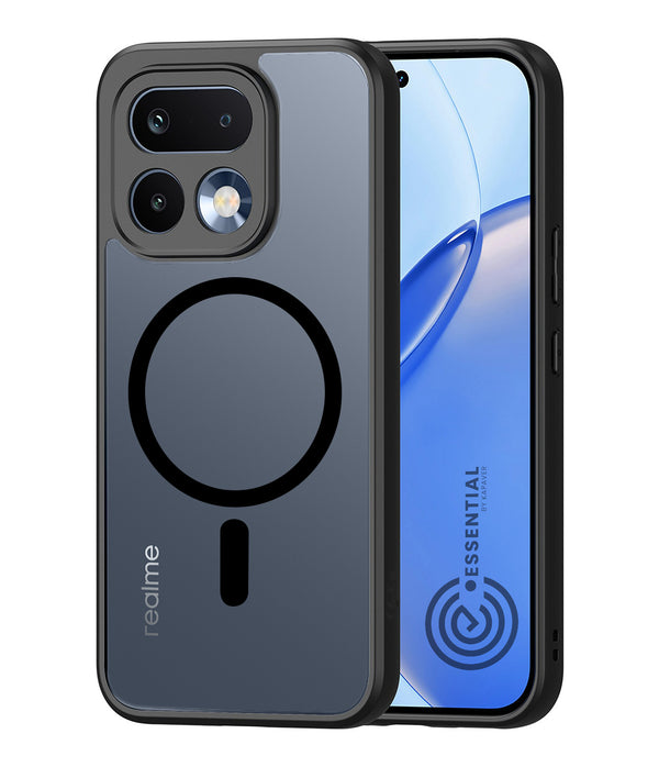 Realme 16 Pro Back Cover Case |  Essential Mag X – Black