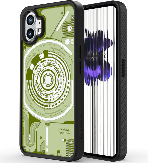 Nothing Phone 1 Back Cover Case | CyBer-i Edition - Black (02)