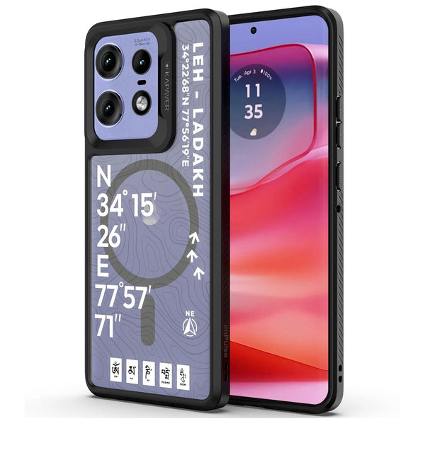 Moto Edge 50 Pro Back Cover Case | GPS Edition (Leh-Ladakh) Mag X - Black