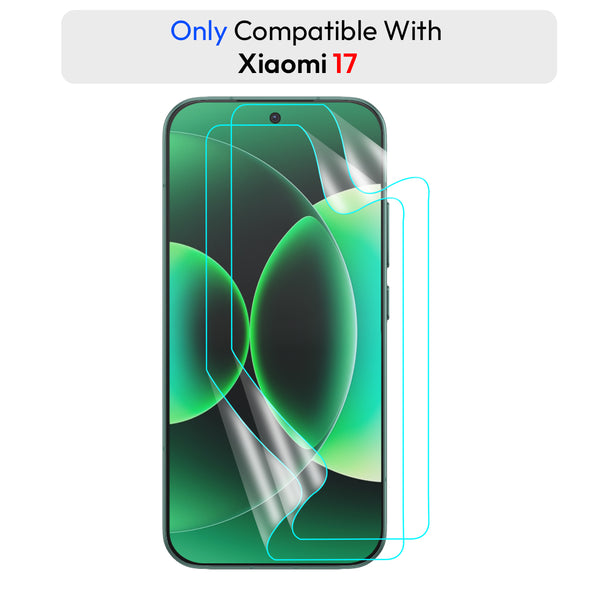 Xiaomi 17 Screen Protector Guard [Clear] | Easy Do Film - 2 Pack [NOT TEMPERED GLASS]