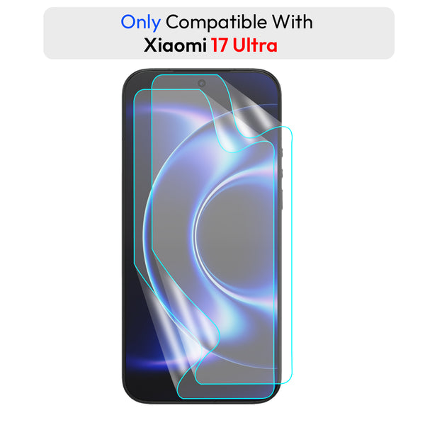 Xiaomi 17 Ultra Screen Protector Guard [Matte Clear] | Easy Do Film - 2 Pack [NOT TEMPERED GLASS]